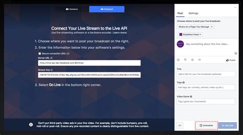 Image result for Facebook Live Stream with OBS