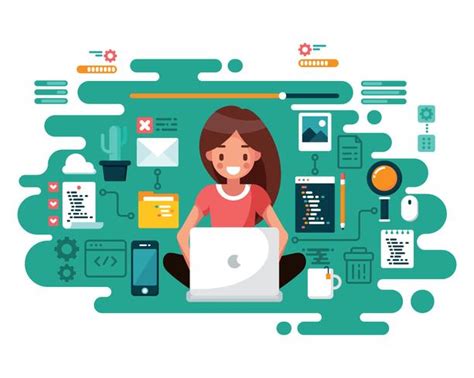 Toradh íomhá ar Vector Developer Person