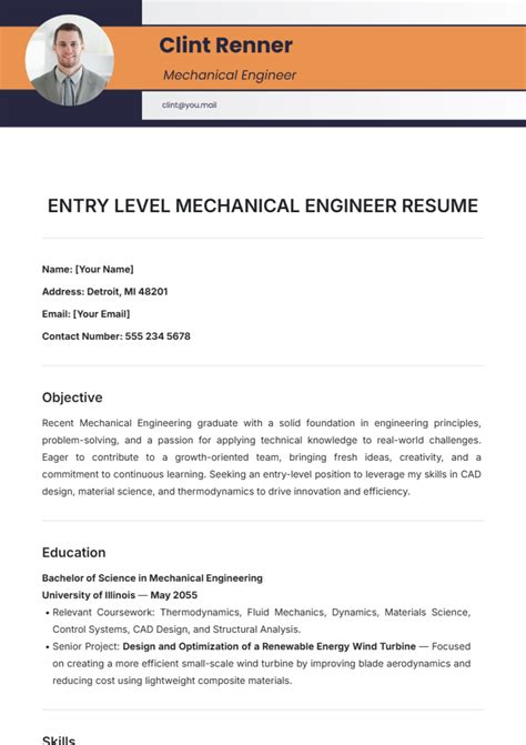 Image result for Machine Learning Engineer Entry Level Resume Sample