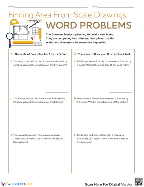 Toradh íomhá ar Scale Drawing Problem Solving