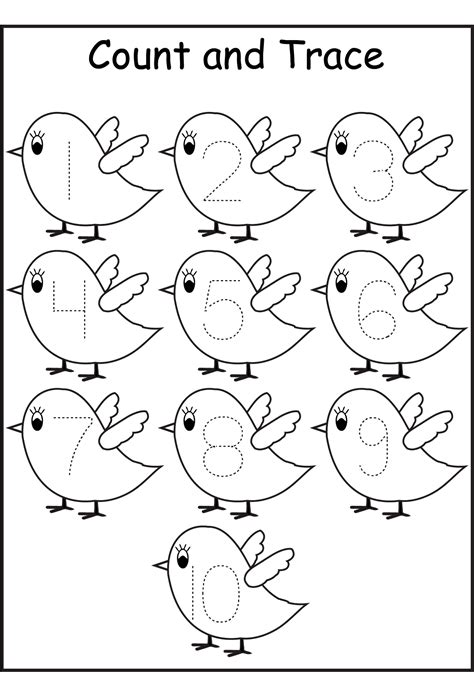 Image result for Trace Numbers Worksheet