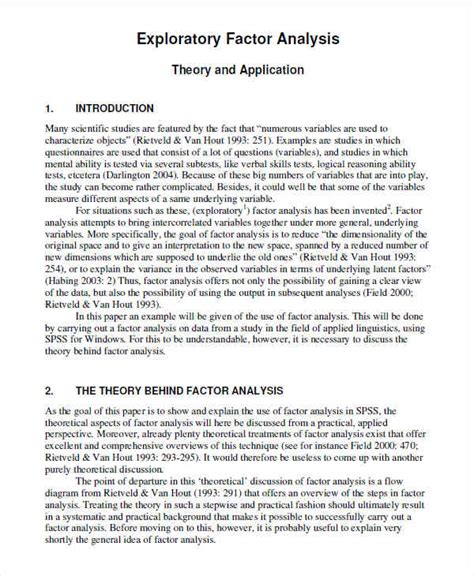 Image result for Factor Analysis Questionnaire Example
