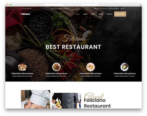HTML Code Restaurant Homepage Website に対する画像結果
