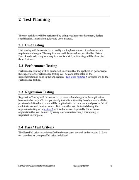 Image result for Simple Software Testing Template