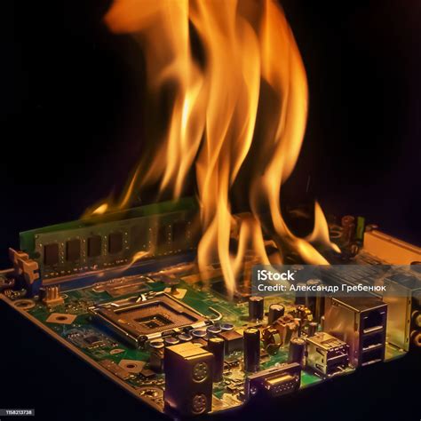 Image result for Computer On Fire