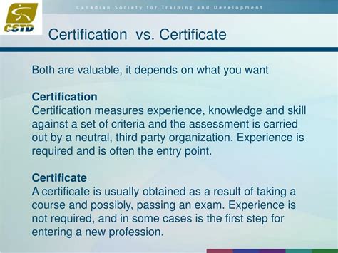 Image result for Certificate vs Certification