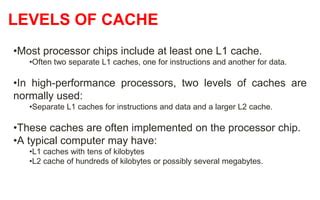 Image result for Different Levels of Cache