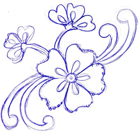 Afbeeldingsresultaten voor Flowers to Draw On Card