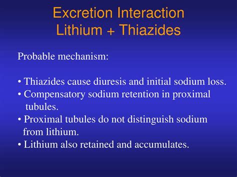 Toradh íomhá ar Thiazides and Lithium