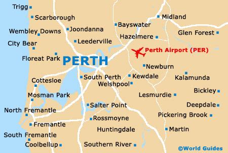 Image result for Perth On World Map