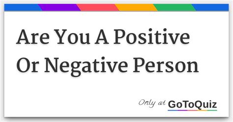 Image result for Why AM I Positive and Negative