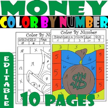 Image result for Money Math Coloring Pages
