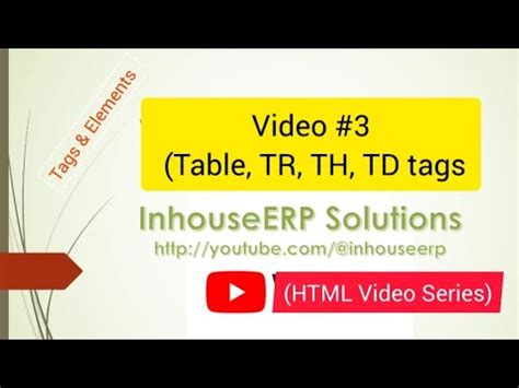 HTML Tags Use of TR に対する画像結果