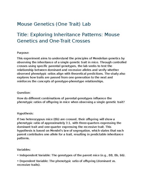 Image result for Lab Mouse Lineage