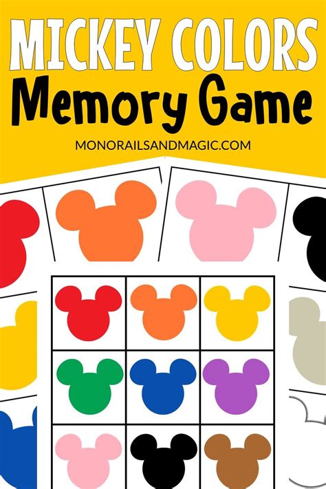 Afbeeldingsresultaten voor Color Memory Game