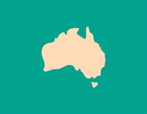 Image result for Australia Map Simple with Country Names