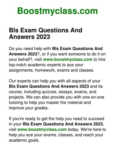 BLS Exam Questions に対する画像結果