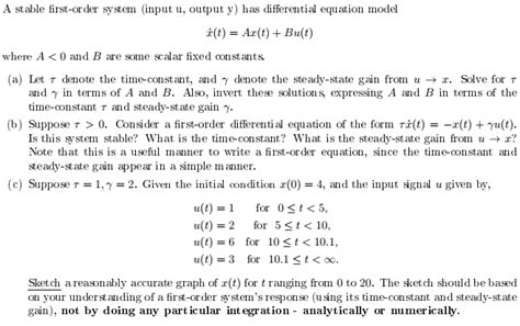 Image result for First Order System Stable Graph