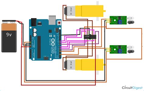 Image result for Block Diagram Arduino Line Follower