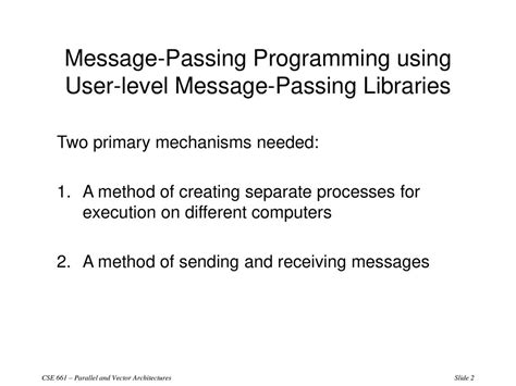 Image result for Message Passing Model CSE