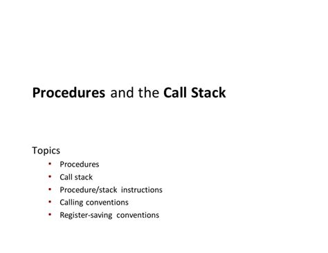 Image result for Function Call Stack PPT