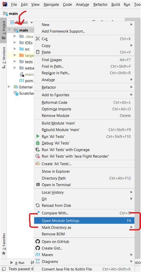 How to Open Module Settings IntelliJ కోసం చిత్ర ఫలితం