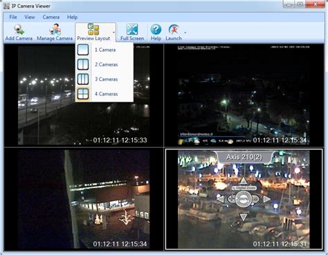 IP Camera Viewer に対する画像結果