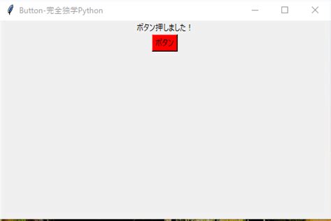 Python Button に対する画像結果