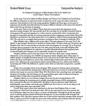 Toradh íomhá ar Example of Analysis Paper