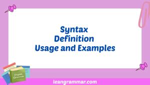 Syntax Definition in SlideShare に対する画像結果