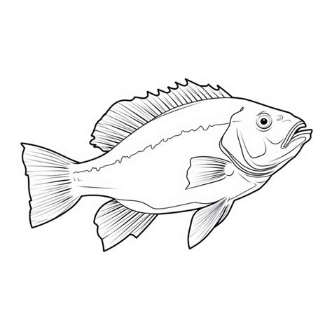 Stone Fish Line Drawing に対する画像結果