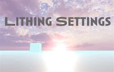 Toradh íomhá ar Unity Lighting Settings