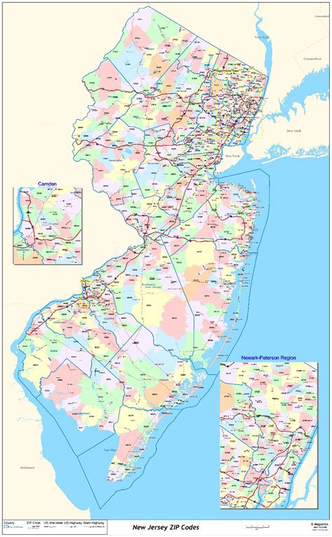Image result for Newark NJ Zip Code Map