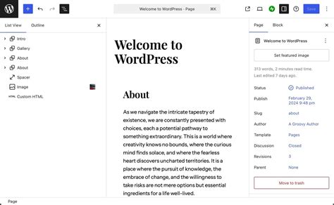 Image result for WordPress Example