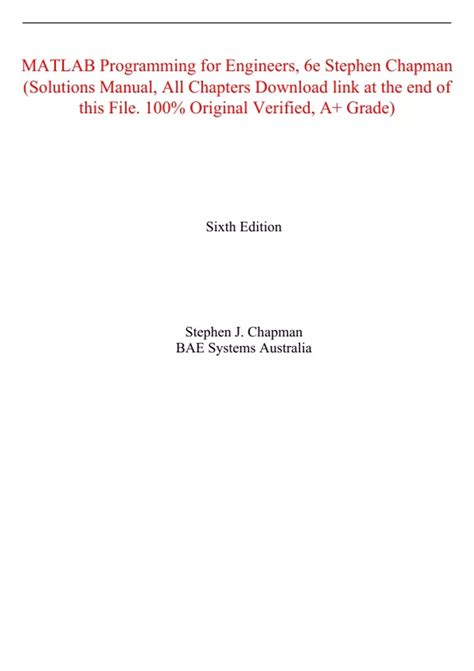 Image result for MATLAB 6th Edition PDF