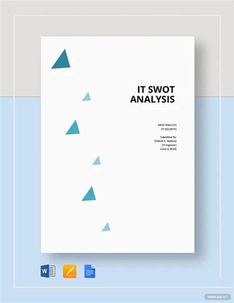 Editable Swot Analysis Templates in Word to Download