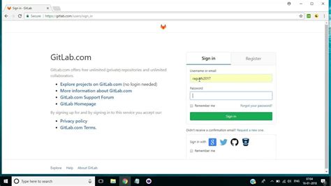 Toradh íomhá ar GitLab Repository