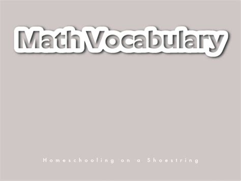 Image result for Shoe String Math