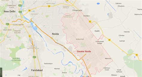 Image result for Noida Map Google