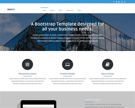 Bootstrap Examples Templates に対する画像結果