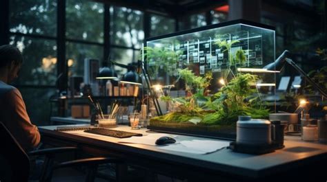 Computer Setup with Plants に対する画像結果