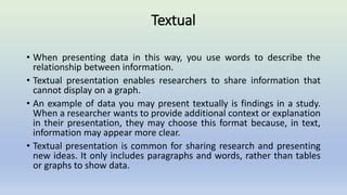 Image result for Textual Data Presentation Essay Example