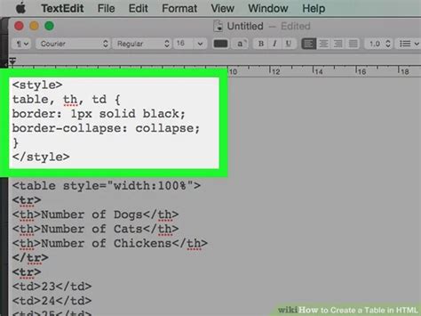 Image result for Table Border Colour HTML