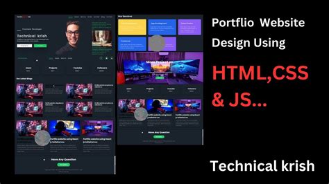 Image result for Responsive Portfolio Website with HTML and CSS Tutorial
