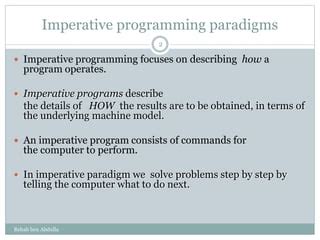 Image result for Imperative Programming Paradigm