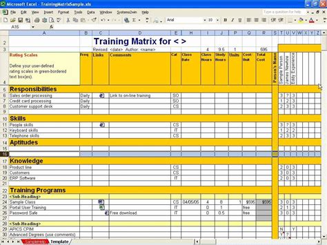 Afbeeldingsresultaten voor Training Program Template Excel