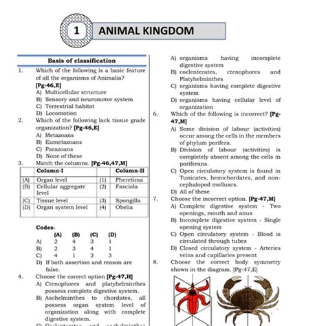 Image result for 9th Science Animal Kingdom Answer In Guide