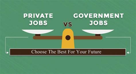 Image result for Difference Between Government and Private Job