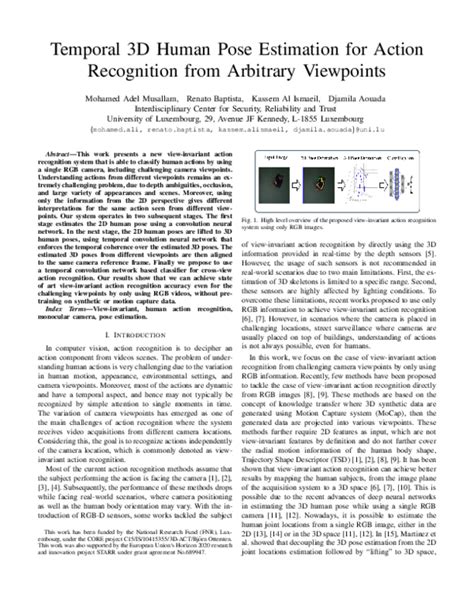 Image result for Temporal Process of Pose Detection