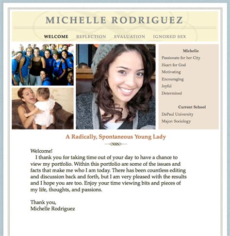 ePortfolio Examples に対する画像結果